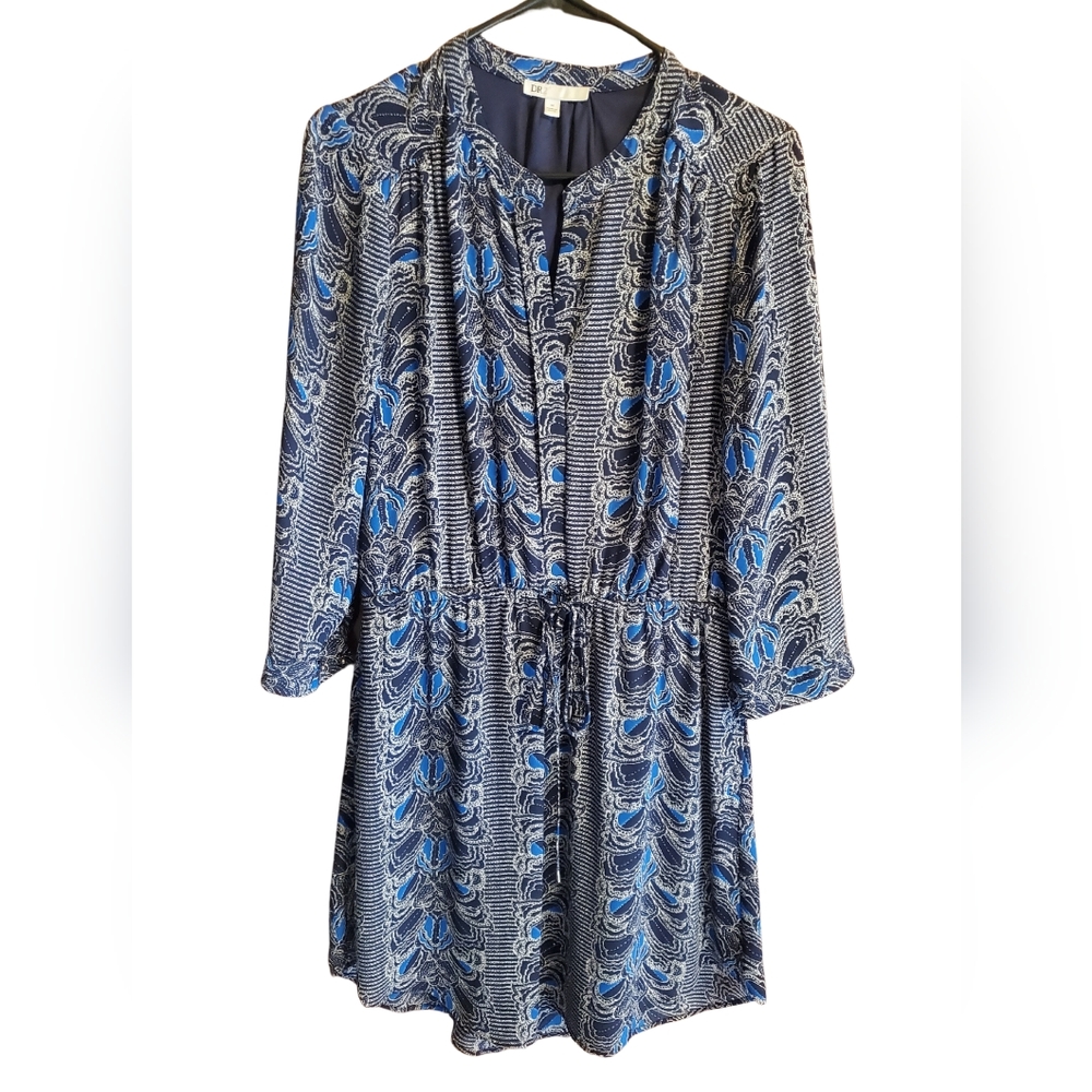 Lightweight Blue Patterned Dress